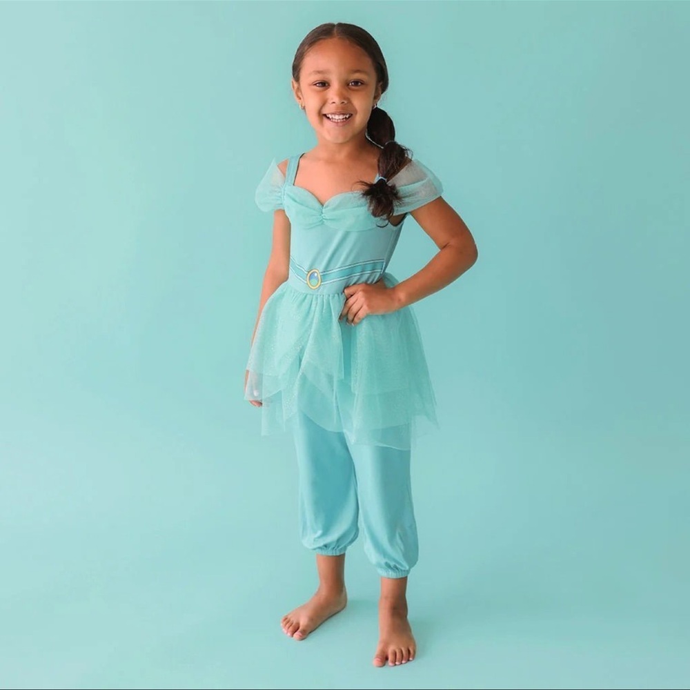 Posh Peanut Disney Jasmine tulle jumpsuit- NWT